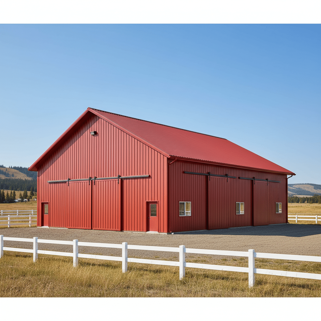 Custom Equestrian Complex - equestrian building in Alberta