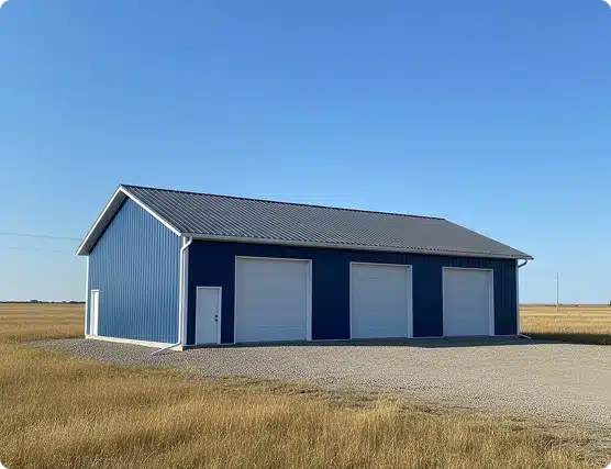 Equipment storage building - farm building in Alberta