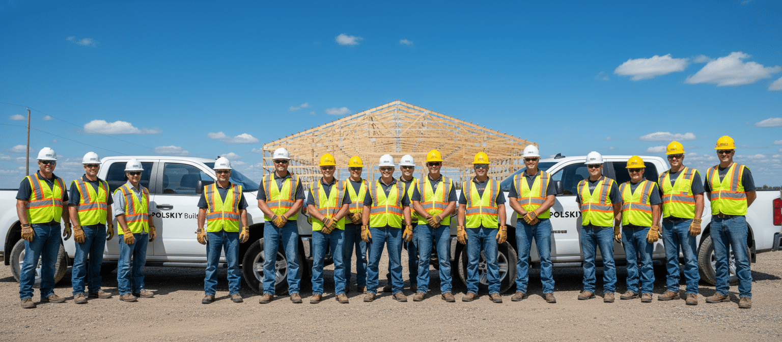 post completion - post-frame building process in Alberta