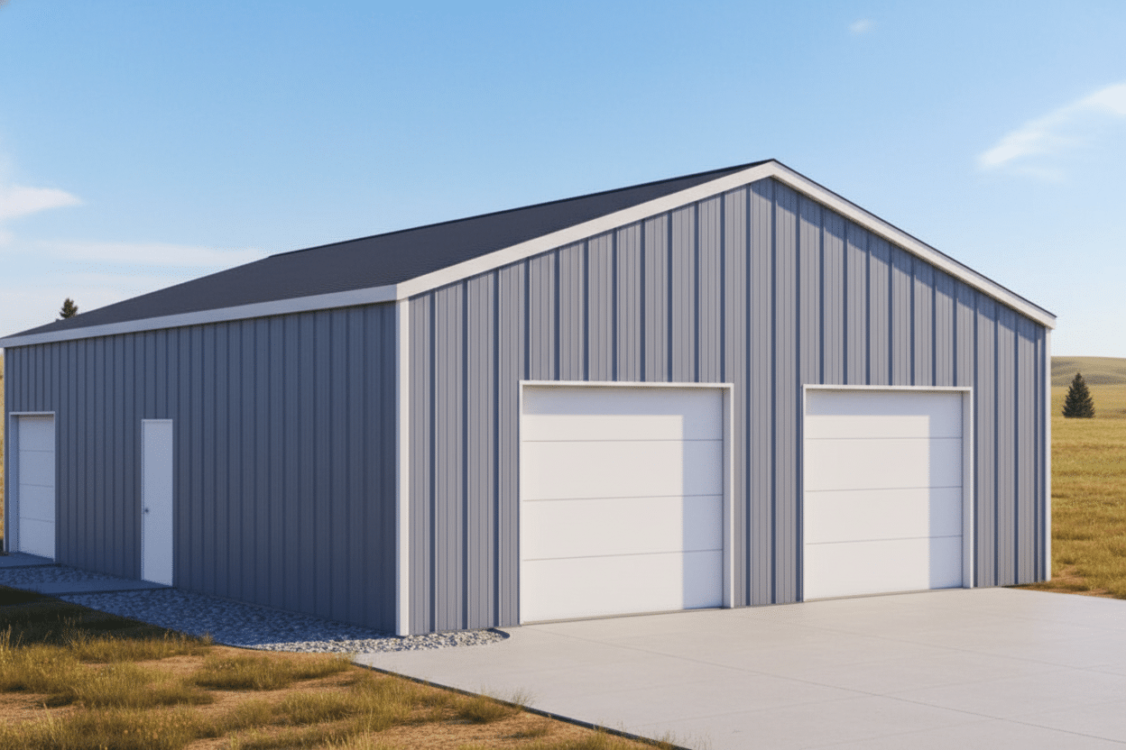 Shop packages - post-frame shop in Alberta
