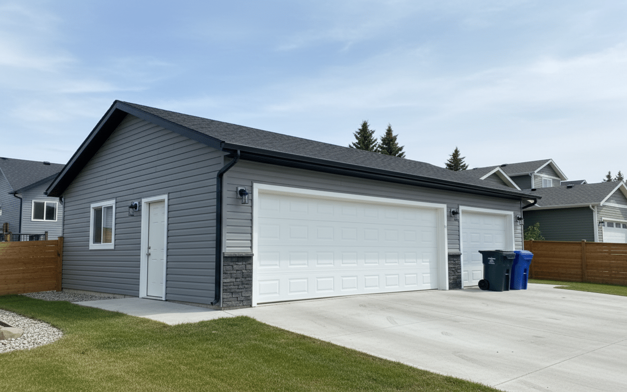 Three-Car Garage