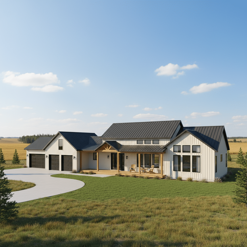 Custom Packages - residential post-frame building in Alberta